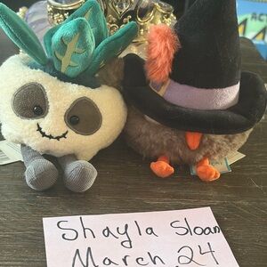 Jellycat plush BNWT Halloween duo